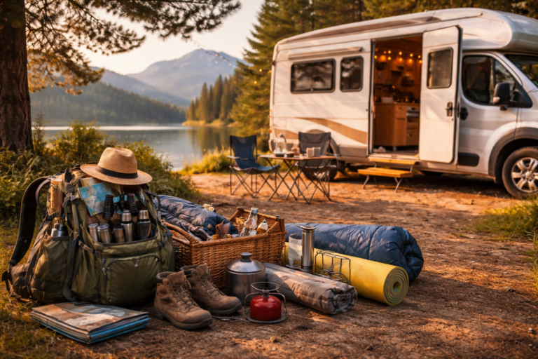 Wohnmobil-Packliste für Anfänger – was wirklich gebraucht wird und was nicht